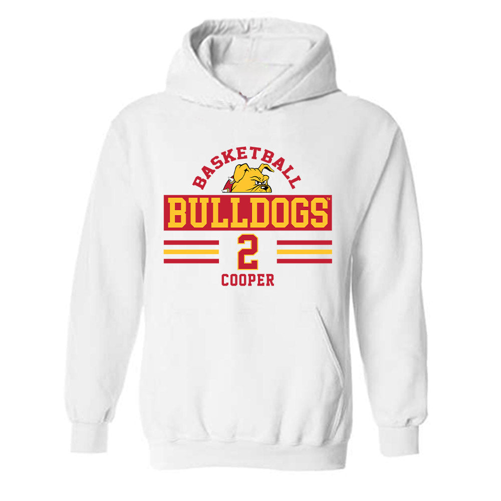 Ferris State - NCAA Men's Basketball : Jaylin Cooper - Classic Fashion Shersey Hooded Sweatshirt-0
