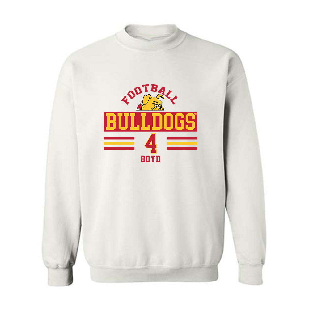 Ferris State - NCAA Football : Tae Boyd - Classic Fashion Shersey Crewneck Sweatshirt-0