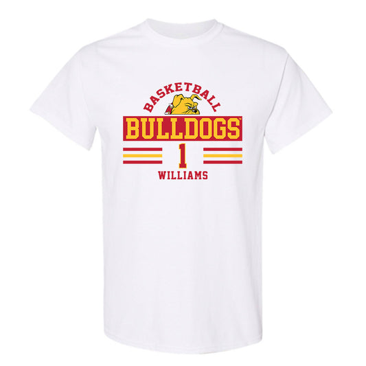 Ferris State - NCAA Men's Basketball : David Williams - Classic Fashion Shersey T-Shirt-0