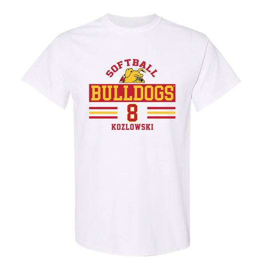 Ferris State - NCAA Softball : Alexis Kozlowski - Classic Fashion Shersey T-Shirt-0