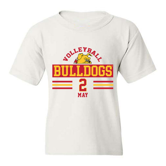 Ferris State - NCAA Women's Volleyball : Emily May - Classic Fashion Shersey Youth T-Shirt-0