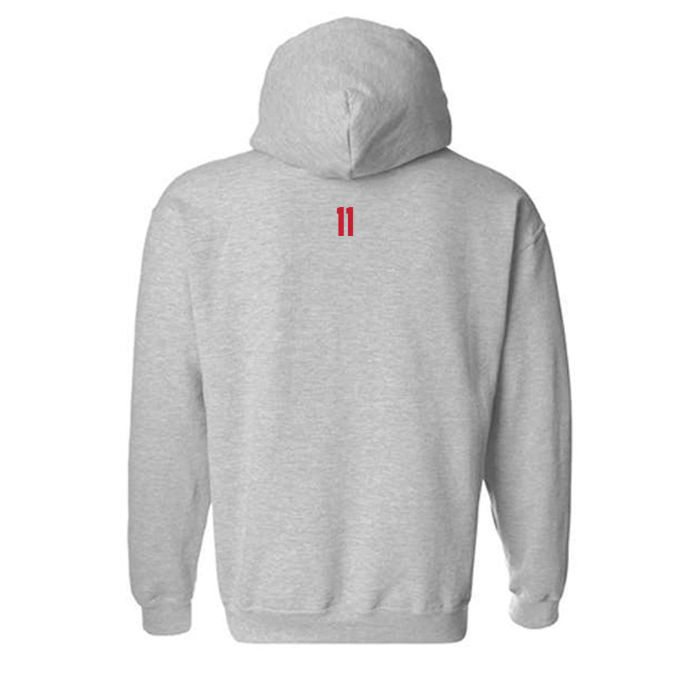Ferris State - NCAA Women's Volleyball : Alana Deshetsky - Classic Fashion Shersey Hooded Sweatshirt-1