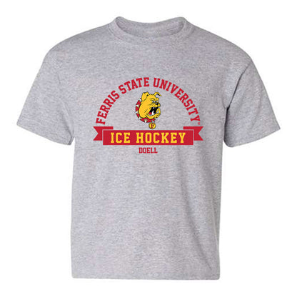 Ferris State - NCAA Men's Ice Hockey : Holden Doell - Classic Fashion Shersey Youth T-Shirt-0