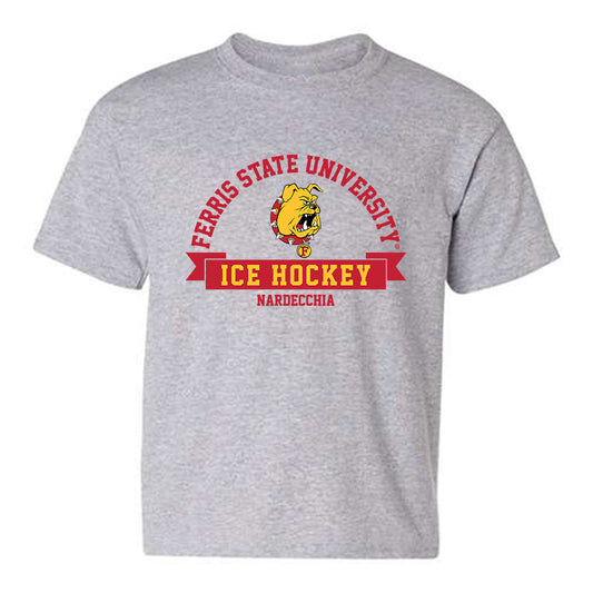 Ferris State - NCAA Men's Ice Hockey : Nick Nardecchia - Classic Fashion Shersey Youth T-Shirt-0