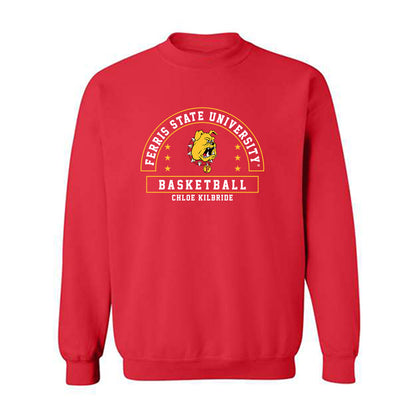 Ferris State - NCAA Women's Basketball : Chloe Kilbride - Classic Fashion Shersey Crewneck Sweatshirt-0