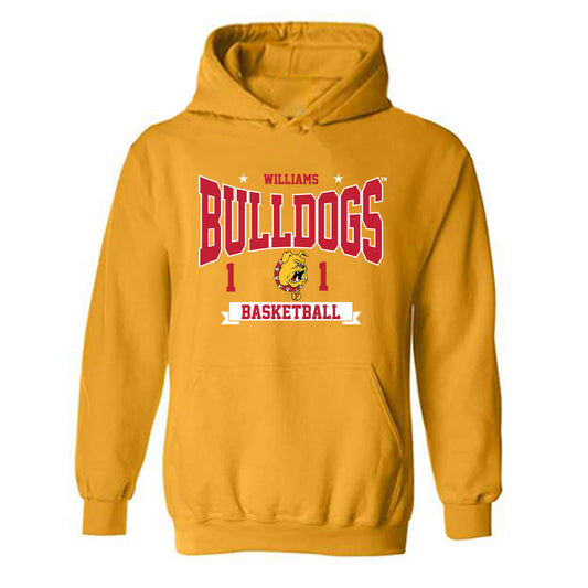 Ferris State - NCAA Men's Basketball : David Williams - Classic Shersey Hooded Sweatshirt-0