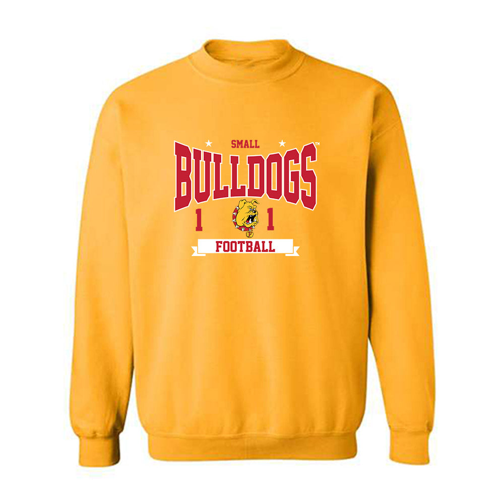 Ferris State - NCAA Football : Deion Small - Classic Shersey Crewneck Sweatshirt-0