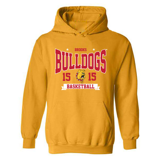 Ferris State - NCAA Men's Basketball : Jorden Brooks - Classic Shersey Hooded Sweatshirt-0