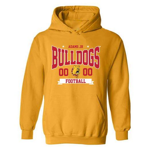 Ferris State - NCAA Football : Maurice Adams Jr - Classic Shersey Hooded Sweatshirt-0