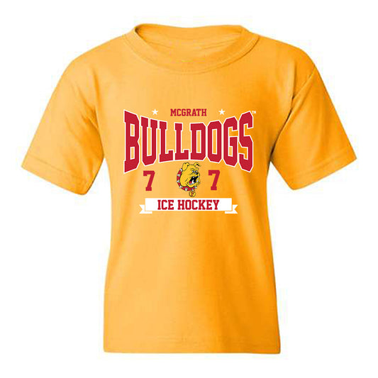 Ferris State - NCAA Men's Ice Hockey : Connor McGrath - Classic Shersey Youth T-Shirt-0