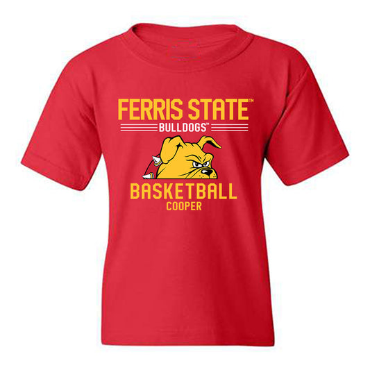 Ferris State - NCAA Men's Basketball : Jaylin Cooper - Classic Fashion Shersey Youth T-Shirt-0
