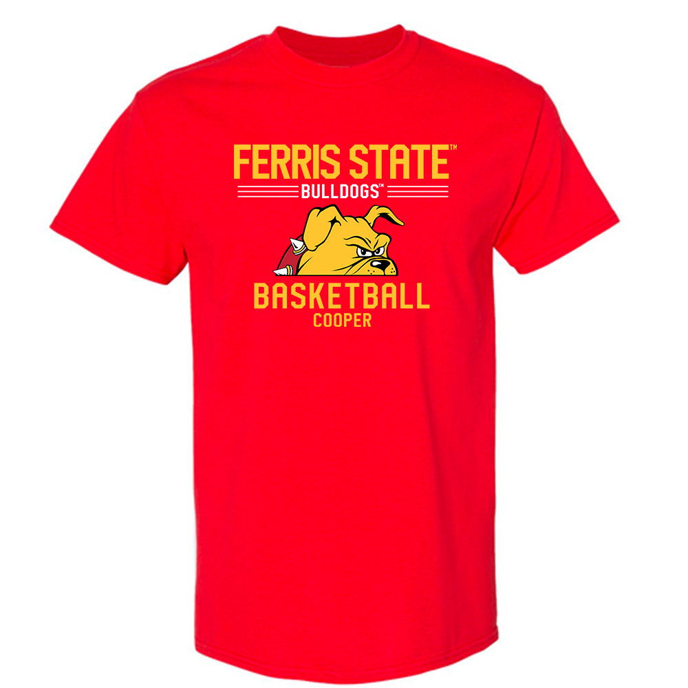 Ferris State - NCAA Men's Basketball : Jaylin Cooper - Classic Fashion Shersey T-Shirt-0