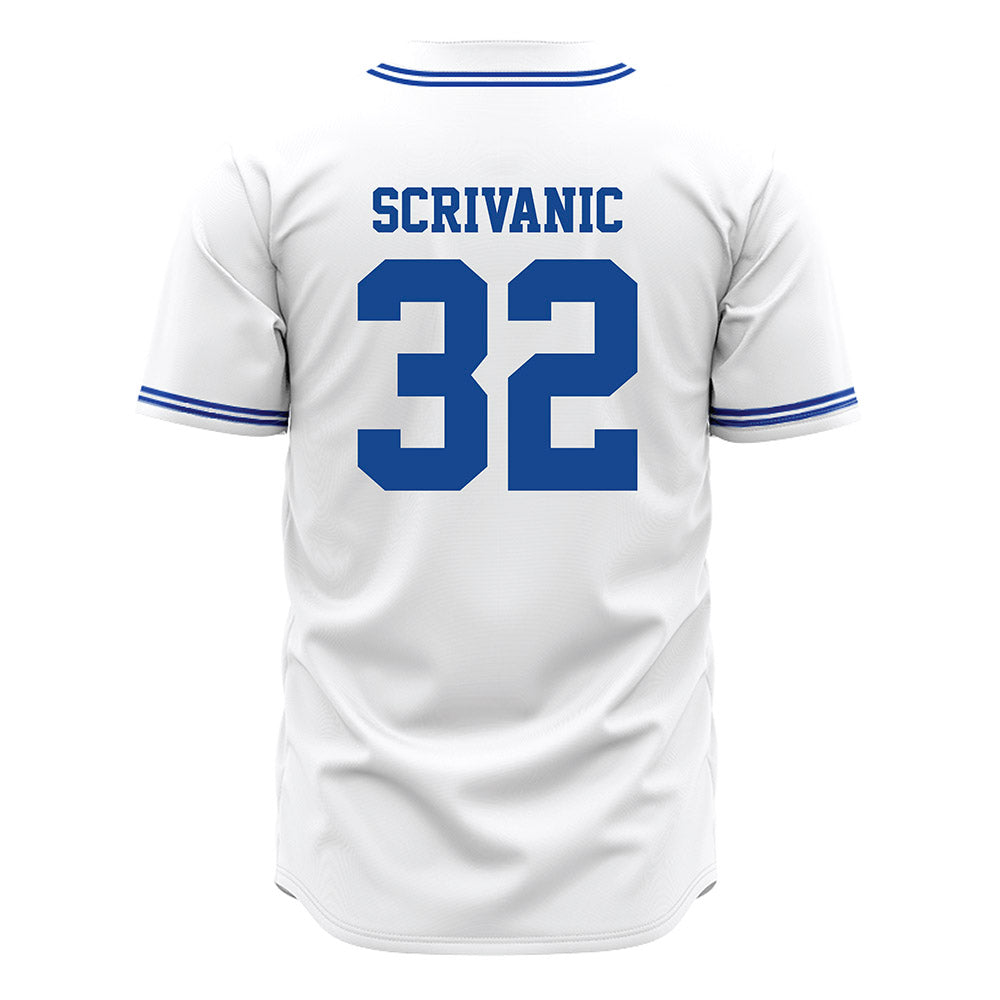 Seton Hall - NCAA Baseball : Frank Scrivanic - White Jersey-1
