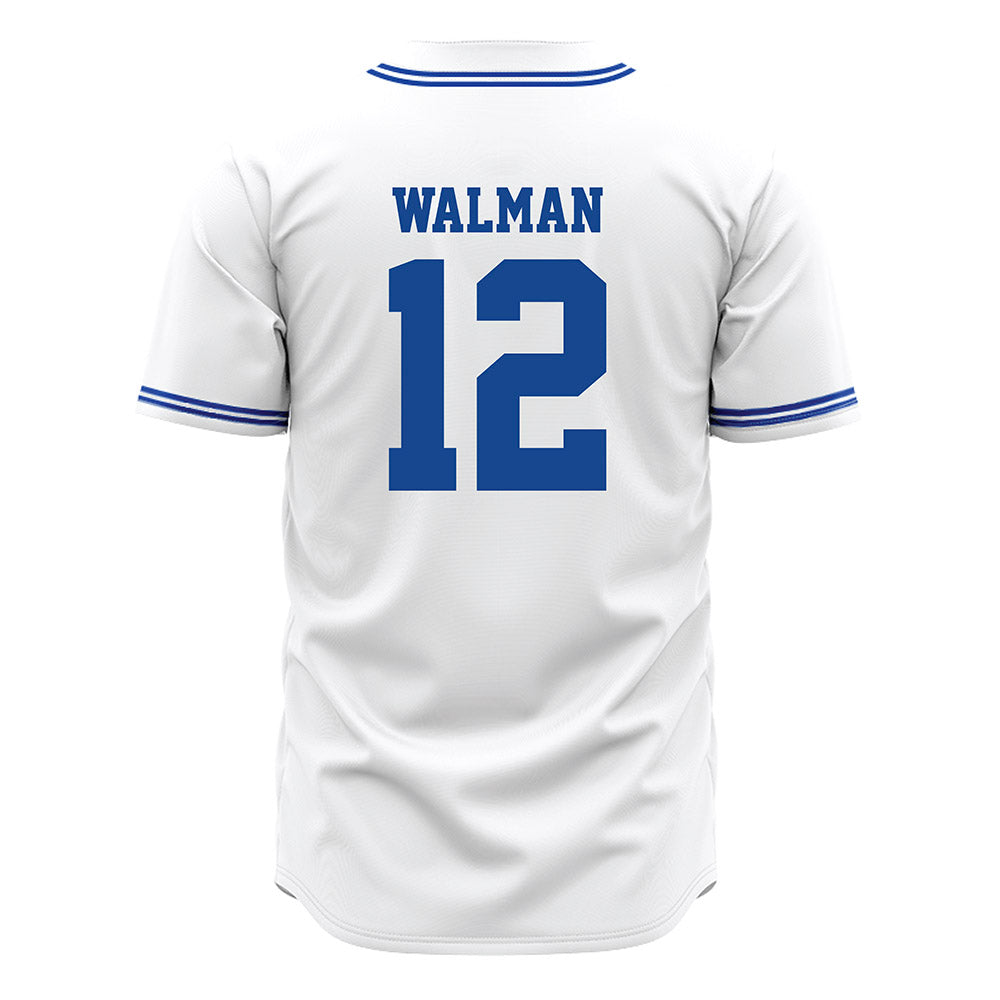 Seton Hall - NCAA Baseball : Jake Walman - White Jersey-1