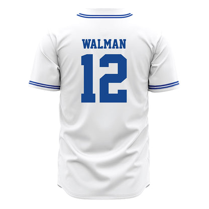 Seton Hall - NCAA Baseball : Jake Walman - White Jersey-1