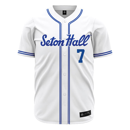 Seton Hall - NCAA Baseball : Stephen Curry - White Jersey-0