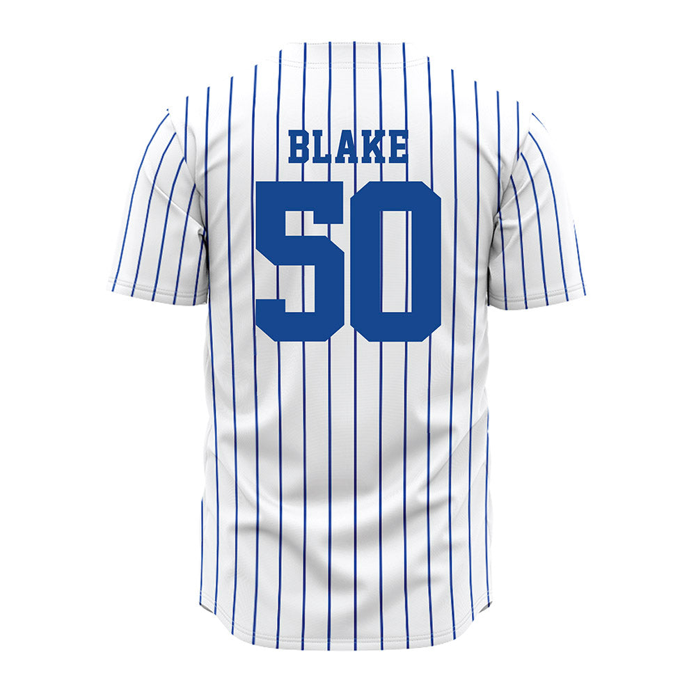 Seton Hall - NCAA Softball : Loreale Blake - White Pinstripe Jersey-1