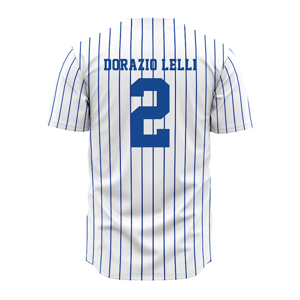 Seton Hall - NCAA Softball : Violet DOrazio Lelli - White Pinstripe Jersey-1