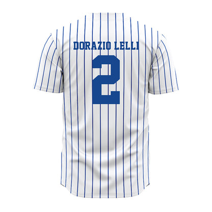 Seton Hall - NCAA Softball : Violet DOrazio Lelli - White Pinstripe Jersey-1