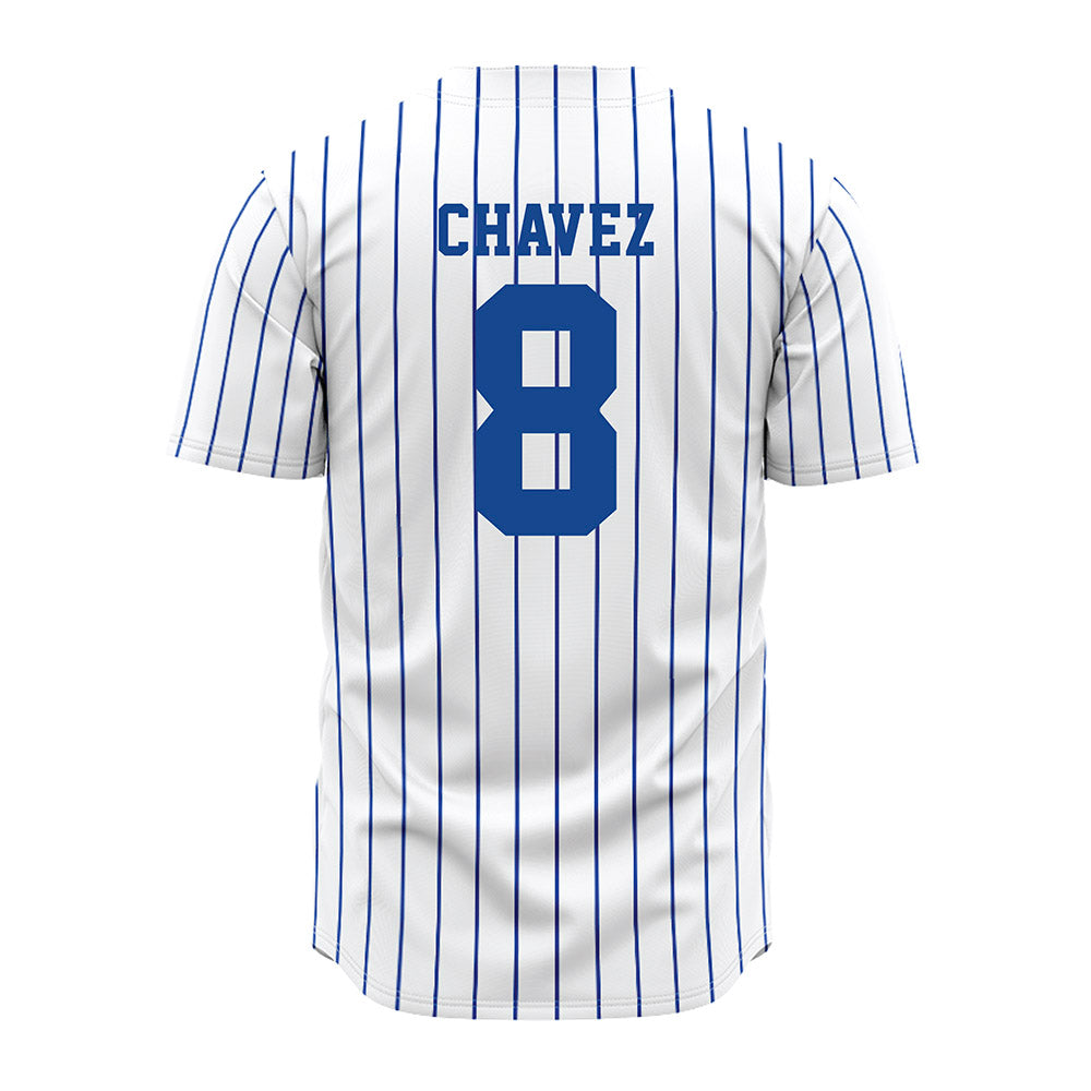Seton Hall - NCAA Softball : Olivia Chavez - White Pinstripe Jersey-1