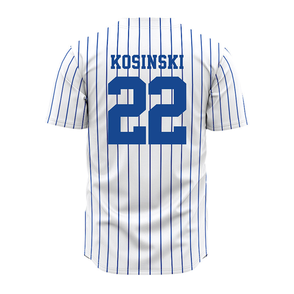 Seton Hall - NCAA Softball : Lea Kosinski - White Pinstripe Jersey-1