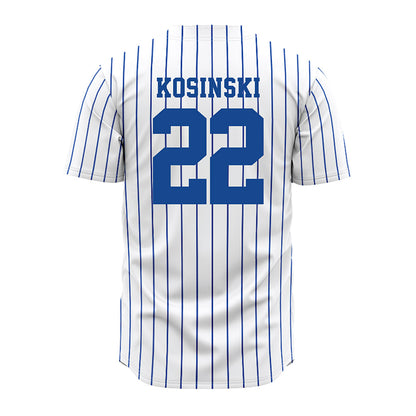 Seton Hall - NCAA Softball : Lea Kosinski - White Pinstripe Jersey-1