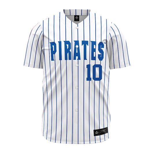 Seton Hall - NCAA Softball : Tiffany Melendez - White Pinstripe Jersey-0