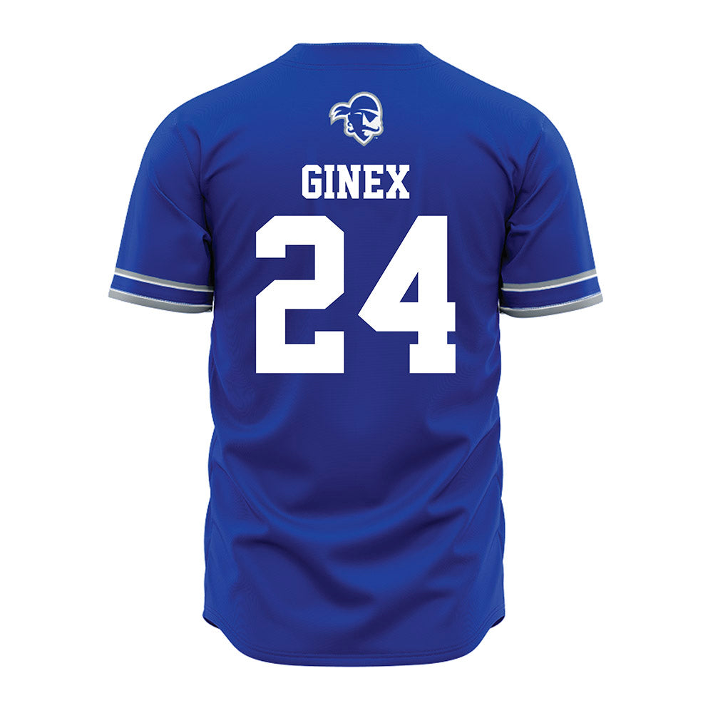 Seton Hall - NCAA Softball : Christina Ginex - Blue Jersey-1