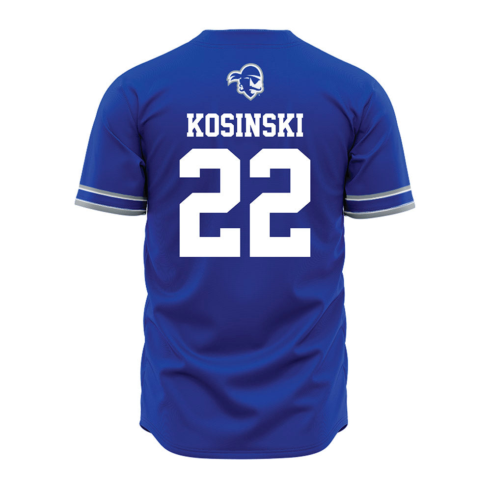 Seton Hall - NCAA Softball : Lea Kosinski - Blue Jersey-1