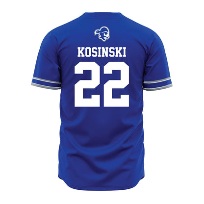 Seton Hall - NCAA Softball : Lea Kosinski - Blue Jersey-1