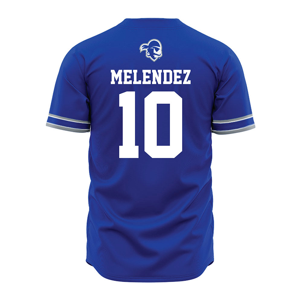 Seton Hall - NCAA Softball : Tiffany Melendez - Blue Jersey-1