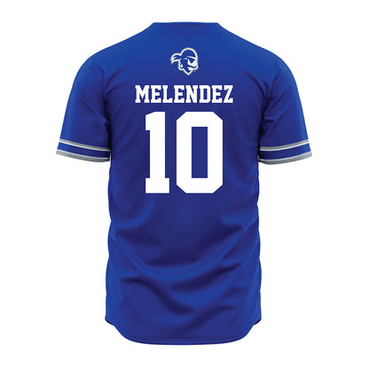 Seton Hall - NCAA Softball : Tiffany Melendez - Blue Jersey-1