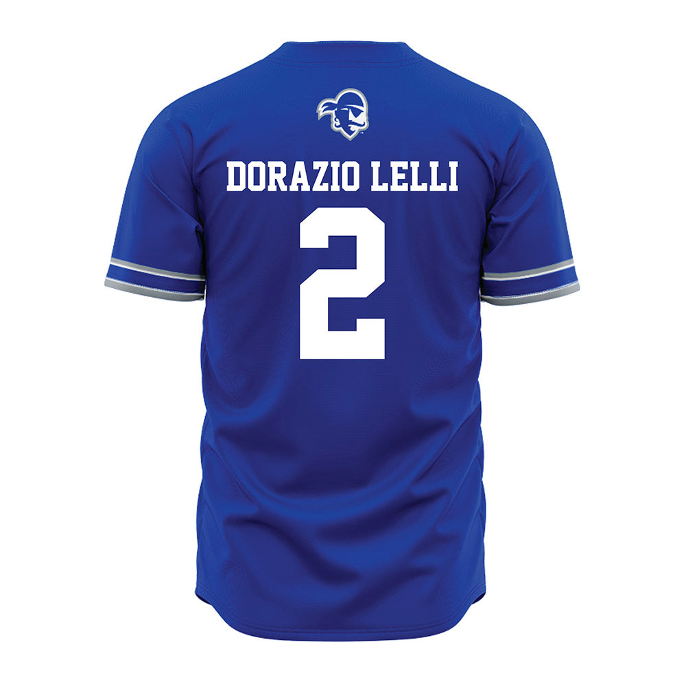 Seton Hall - NCAA Softball : Violet DOrazio Lelli - Blue Jersey-1