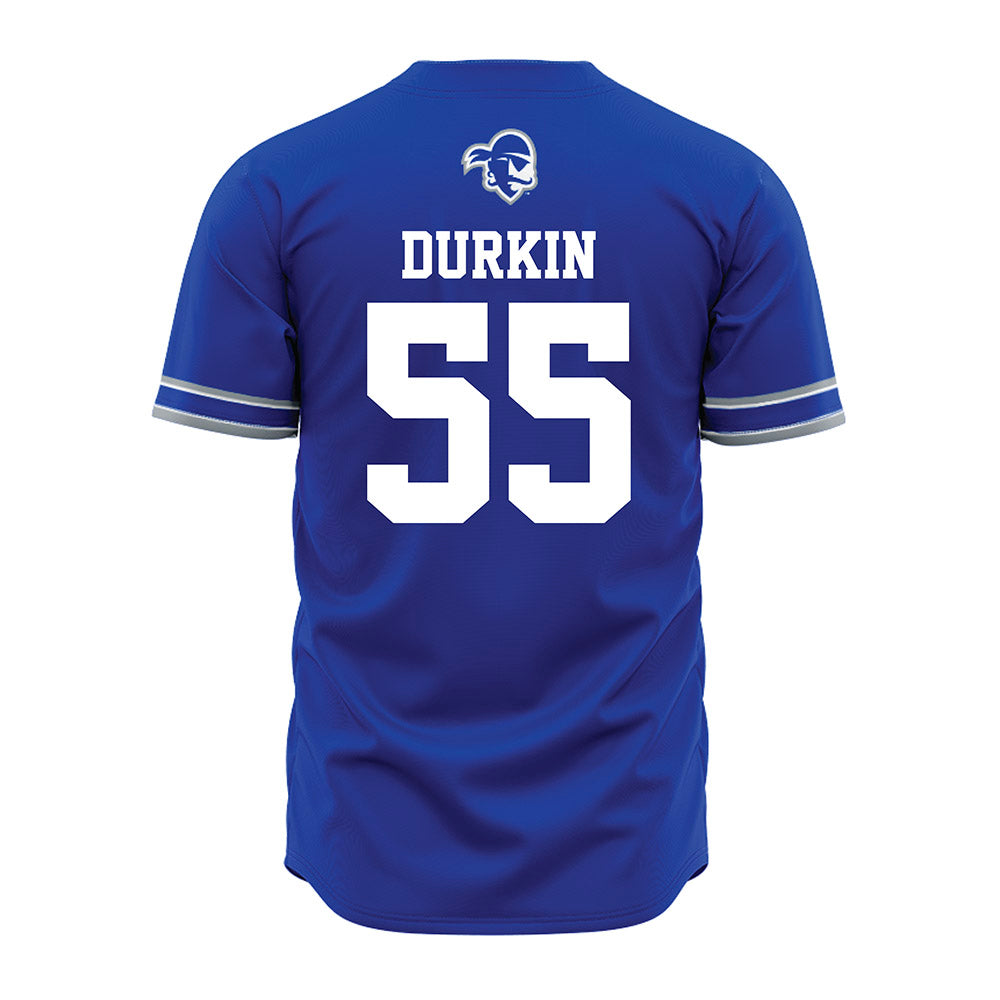 Seton Hall - NCAA Softball : Kaleigh Durkin - Blue Jersey-1