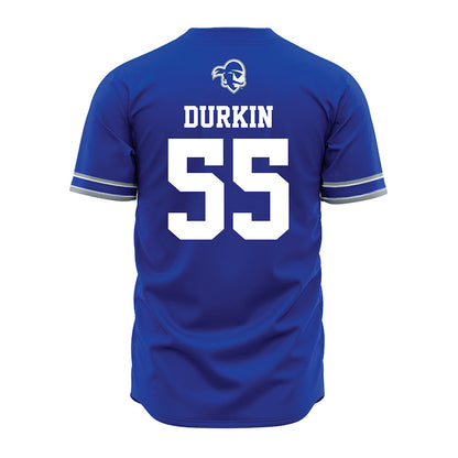 Seton Hall - NCAA Softball : Kaleigh Durkin - Blue Jersey-1