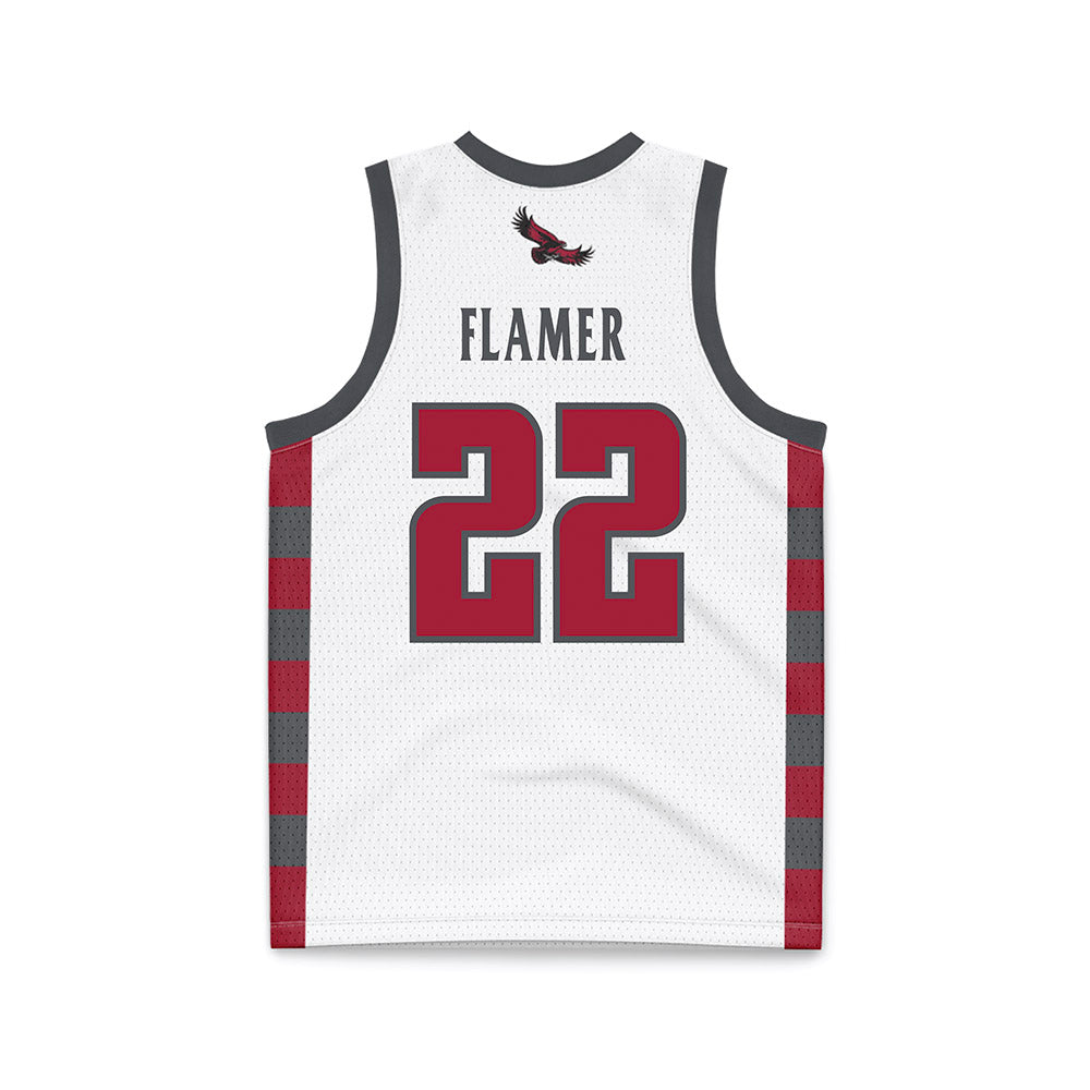 St. Joe's - NCAA Men's Basketball : Donovan Flamer - White Basketball Jersey-1