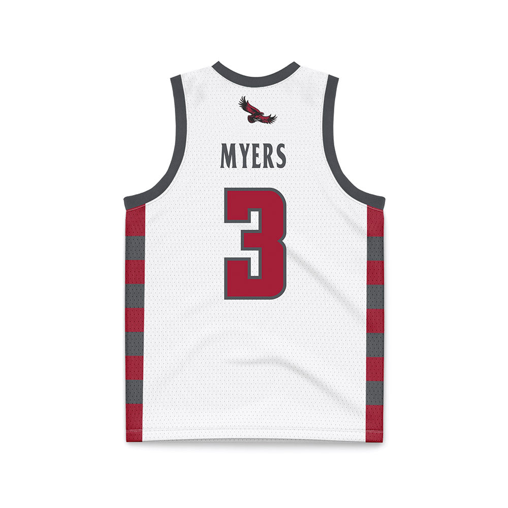 St. Joe's - NCAA Men's Basketball : Khaafiq Myers - White Basketball Jersey-1