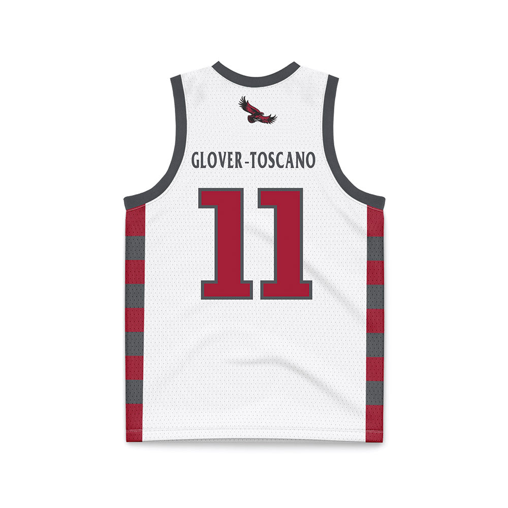 St. Joe's - NCAA Men's Basketball : Jaiden Glover-Toscano - White Basketball Jersey-1