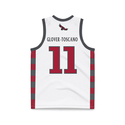 St. Joe's - NCAA Men's Basketball : Jaiden Glover-Toscano - White Basketball Jersey-1