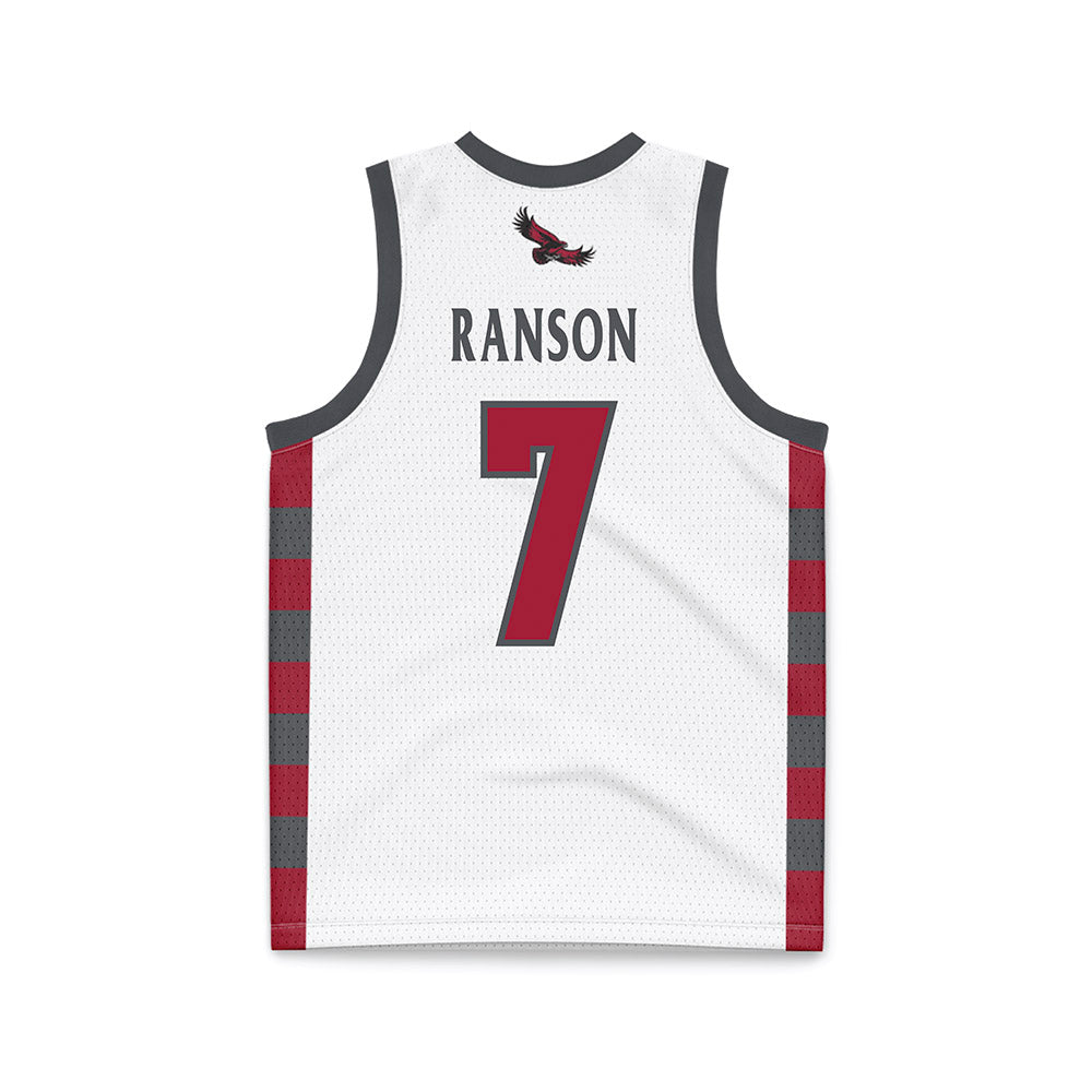 St. Joe's - NCAA Men's Basketball : Bj Ranson - White Basketball Jersey-1