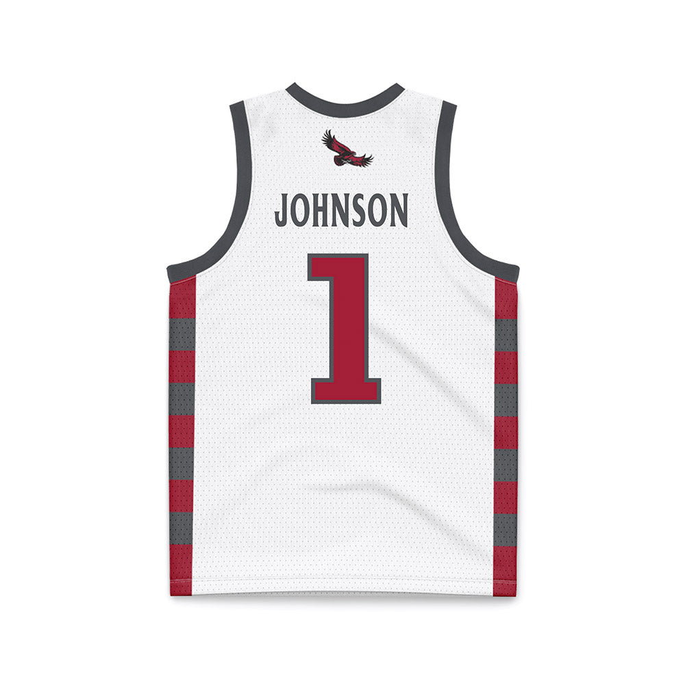 St. Joe's - NCAA Men's Basketball : Mekai Johnson - White Basketball Jersey-1