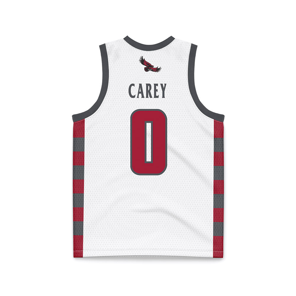 St. Joe's - NCAA Men's Basketball : Logan Carey - White Basketball Jersey-1