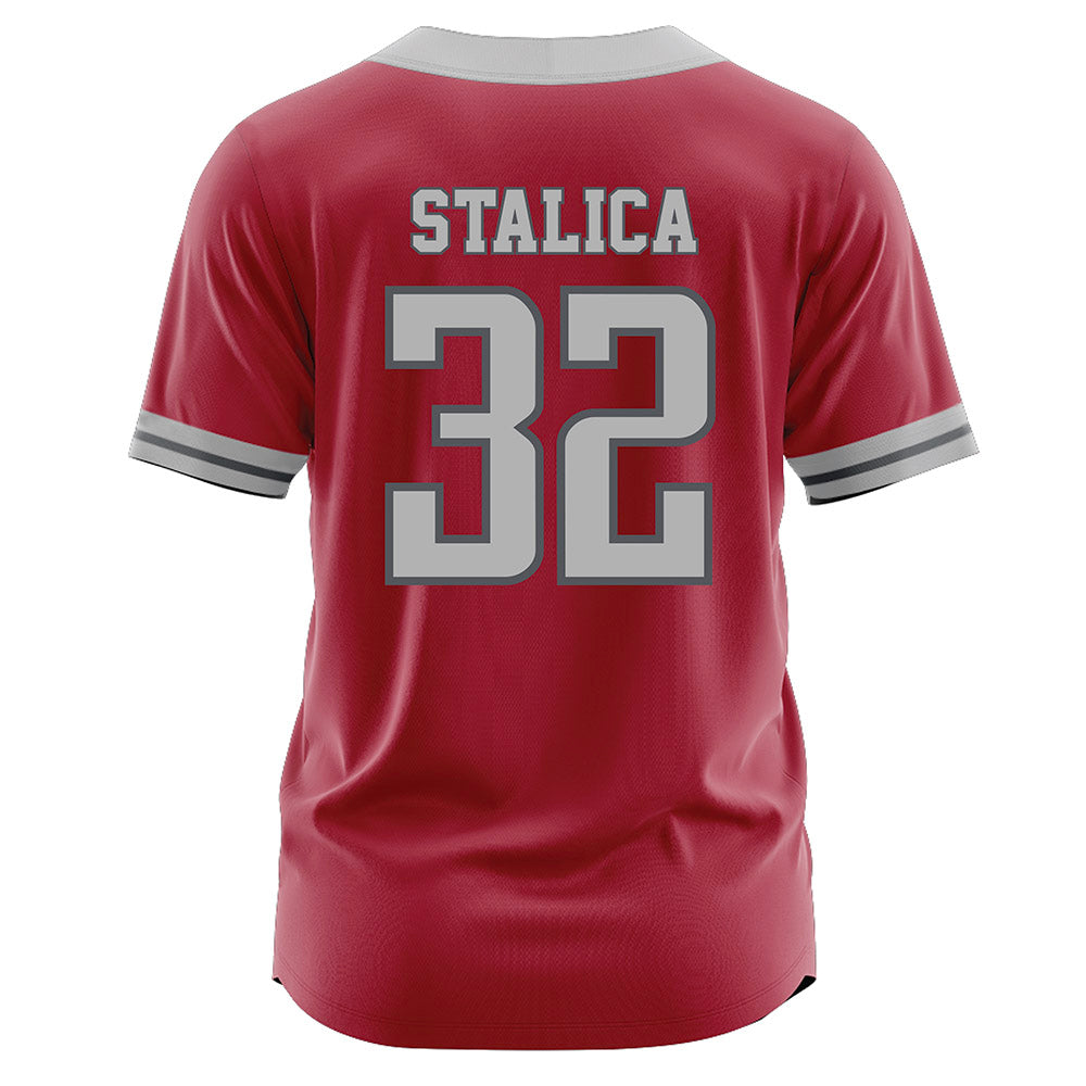 St. Joe's - NCAA Softball : Lauren Stalica - Crimson Jersey-1