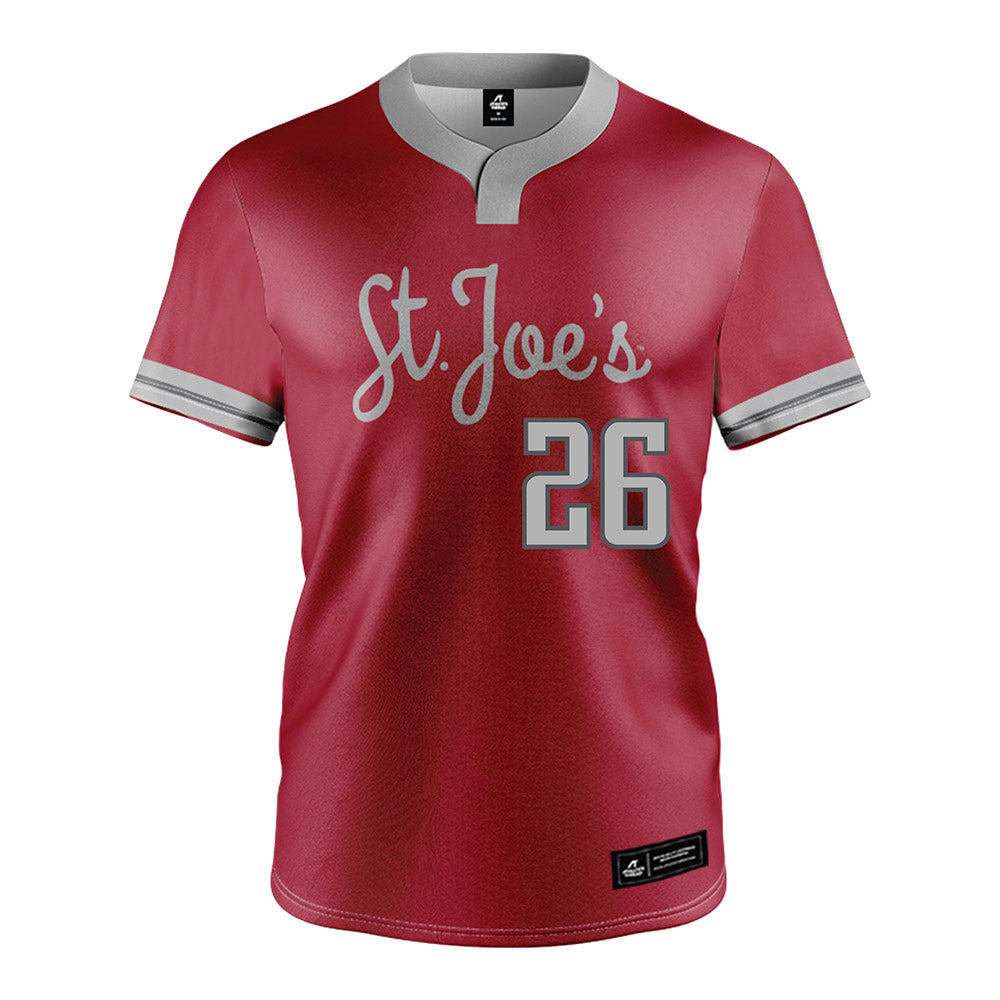 St. Joe's - NCAA Softball : Kayla Ripper - Crimson Jersey-0