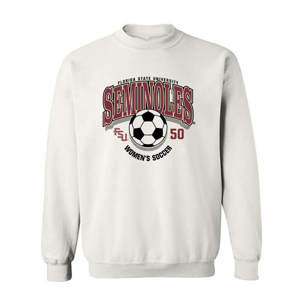 FSU - NCAA Women's Soccer : Omotara Junaid - Classic Fashion Shersey Crewneck Sweatshirt-0