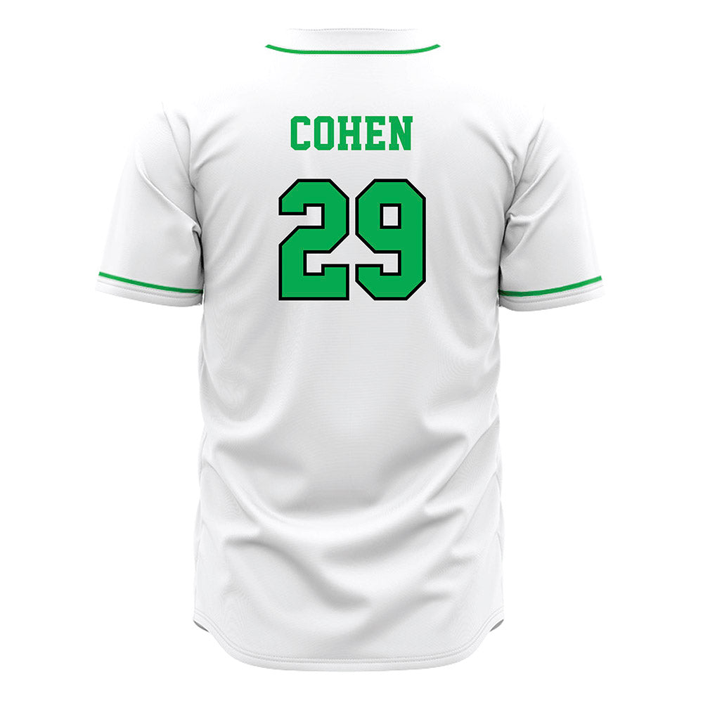 Marshall - NCAA Baseball : Ben Cohen - White Jersey-1