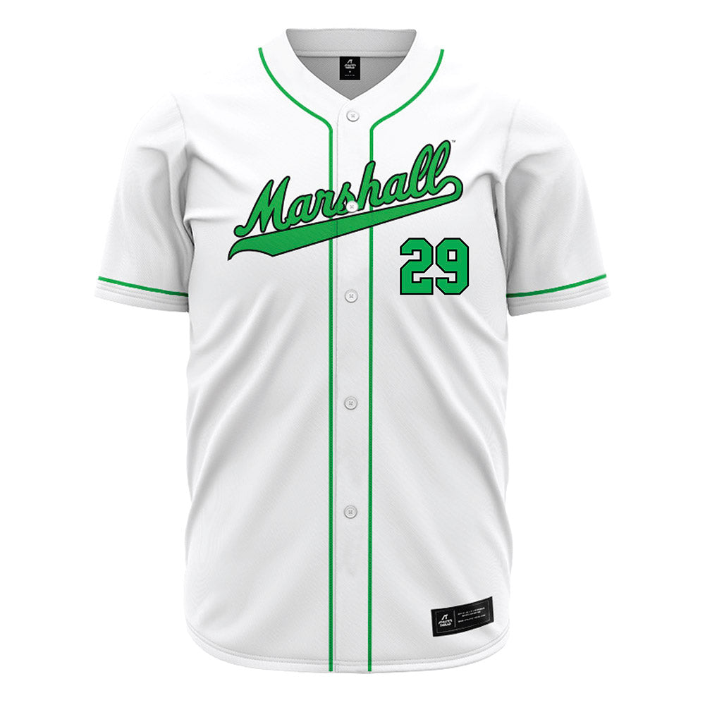 Marshall - NCAA Baseball : Ben Cohen - White Jersey-0