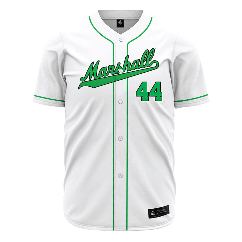 Marshall - NCAA Baseball : Carter Walters - White Jersey-0