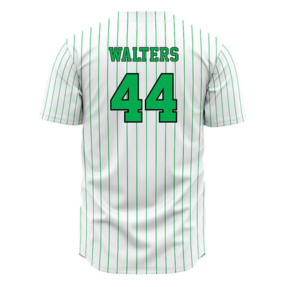 Marshall - NCAA Baseball : Carter Walters - White Pinstripe Jersey-1