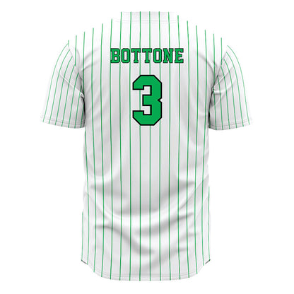 Marshall - NCAA Baseball : Evan Bottone - White Pinstripe Jersey-1